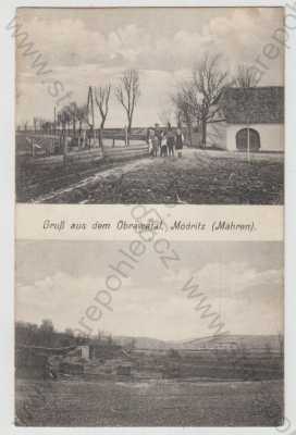  - Modřice (Mödritz) - Brno venkov, více záběrů, část města, skupinový portrét, krajina