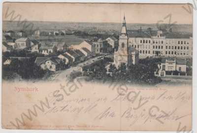  - Nymburk, kostel, škola, část města, DA