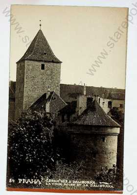  - Praha - Černá věž, Daliborka, slepotisk foto Staco