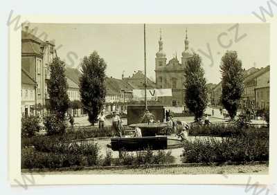  - Březnice - náměstí, kostel, 