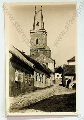  - Rakovník - pohled ulicí, Vysoká brána