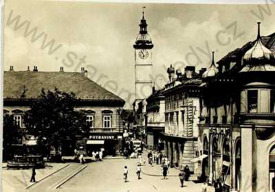  - Uherské Hradiště - náměstí, velký formát, Orbis