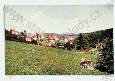  - Luhačovice - Pražská čtvrť, kolorovaná
