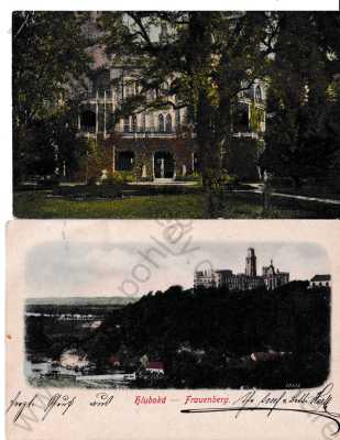  - 2x Hluboká Frauenberg, České Budějovice Budweis, zámek