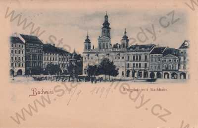  - České Budějovice Budweis, náměstí, radnice
