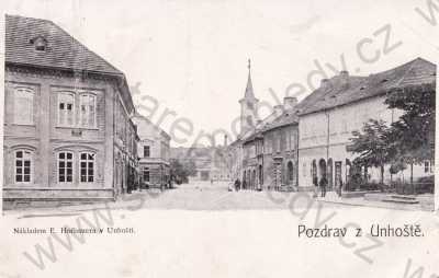 - Unhošť, Kladno, náměstí, věž
