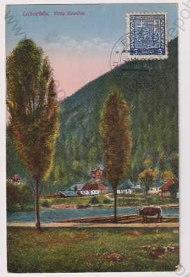  - Slovensko, Lubochňa (Ružomberok), Villa Kovács, kolorovaná