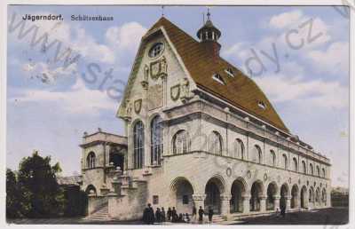 - Krnov (Jägerndorf) - Bruntál, Schützenhaus, kolorovaná