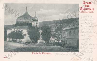  - Železná Ruda Eisenstein, Klatovy, náměstí, kostel, DA
