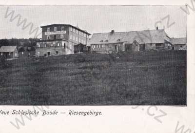  - Trutnov, Riesengebirge, Krkonoše, Neue Schlesische Baude, DA, chata