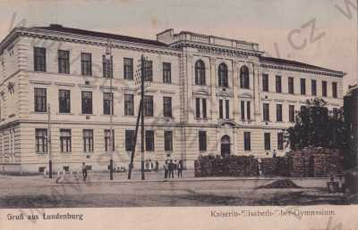  - Břeclav Lundenburg, gymnázium, škola, barevná