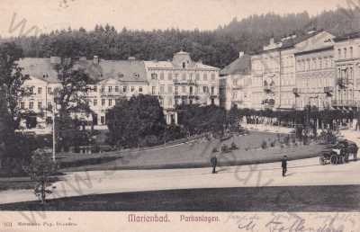  - Mariánské lázně, Cheb Eger, kolonáda, park