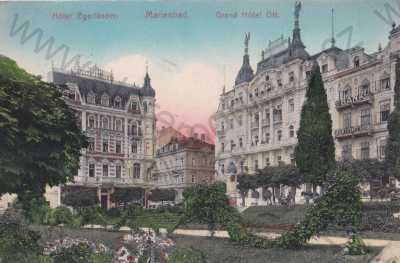  - Mariánské lázně, Cheb Eger, hotel Ott, park
