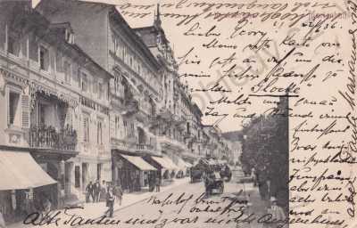  - Mariánské lázně, Cheb Eger, ulice, obchody, DA