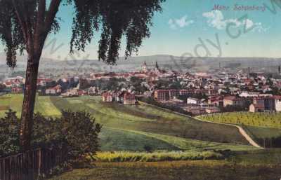  - Moravský Šternberk, Olomouc Olomütz, celkový pohled, barevná