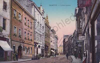  - Olomouc Olomütz, ulice, obchody, barevná