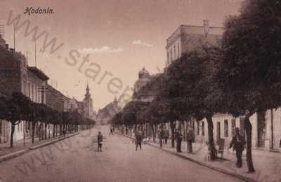  - Hodonín Göding, ulice, kostel