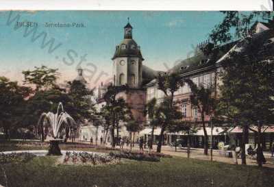  - Plzeň Smetanovy sady park, barevná
