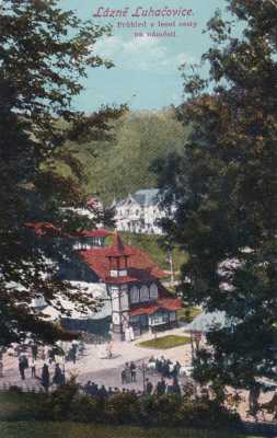  - Luhačovice Zlín, náměstí, barevná, lázně