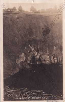  - Ukrajina, Akna SLatina, Zřícený důl, Foto-Fon Praha