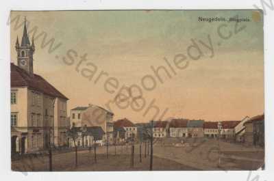  - Kdyně (Neugedein), Domažlice, kolorovaná, náměstí