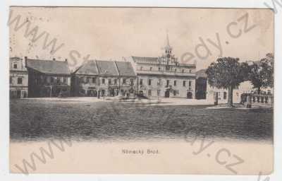  - Německý Brod- Havlíčkův Brod, náměstí, radnice, kašna