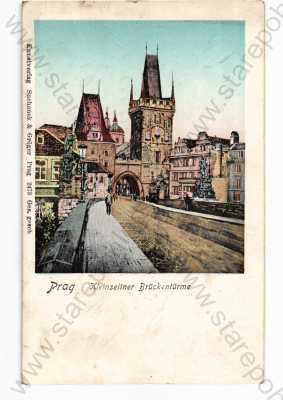  - Mostecká  věž, Karlův most, Praha 1, zlacená, DA