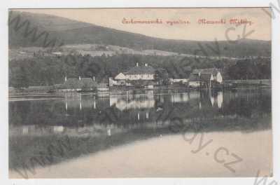  - Moravské Milovy (Žďár nad Sázavou), Milovy-osada obce Sněžné, Českomoravská vysočina, řeka, dům