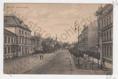  - Přerov (Prerau), nádraží, pohled ulicí
