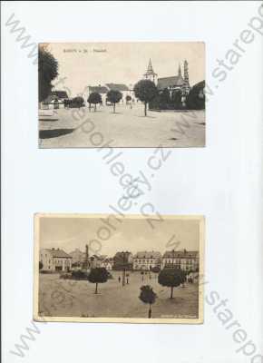  - 2x Bakov n. Jizerou, Mladá Boleslav, náměstí