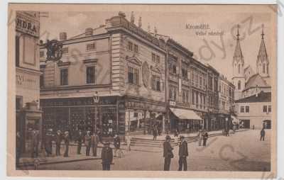  - Kroměříž, Velké náměstí, obchod, reklama