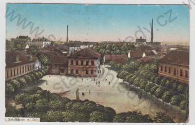  - Bohušovice nad Ohří (Litoměřice), náměstí, část města, kolorovaná