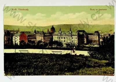  - Praha - Vinohrady - Smetanka, školy, kolorovaná