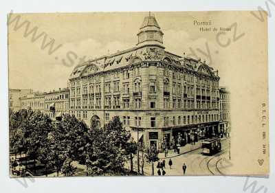  - Polsko - Poznaň - pohled ulicí, hotel