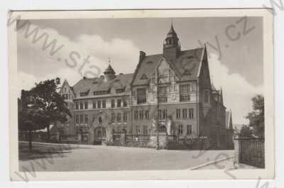  - Rumburk (Děčín), gymnázium, celkový pohled, Orbis
