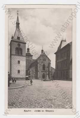  - Kouřim (Kolín), chrám sv. Štěpána, socha