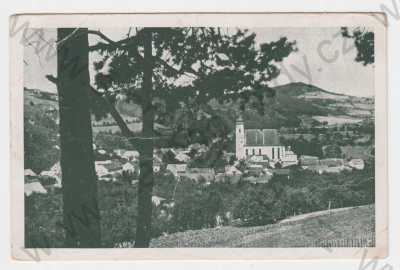  - Doubravník (Doubrawnik), Žďár nad Sázavou, celkový pohled, kostel, Fototypia-Vyškov