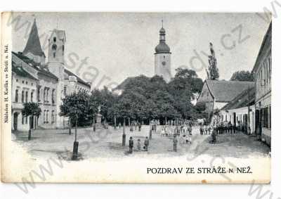  - Stráž nad Nežárkou, Jindřichův Hradec, náměstí
