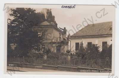  - Choceň (Ústí nad Orlicí), pomník Karla Havlíčka Borovského, Bromografia