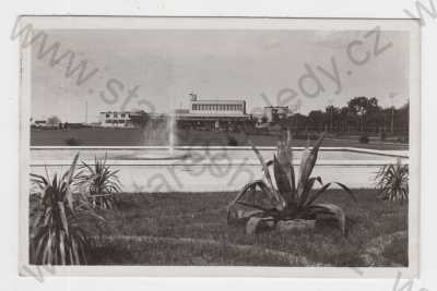  - Lázně Poděbrady (Nymburk), nádraží, vodotrysk, Grafo Čuda Holice