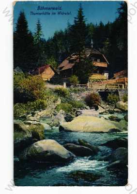  - Povydří, Klatovy, partie u vody,  horské chaty, foto J.Seidel
