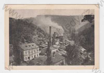  - Klepáčov (Blansko), Mariánská huť-železárny, Moravské Švýcarsko, celkový pohled, huť rok 1895