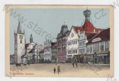  - Litoměřice (Leitmeritz), kolorovaná, náměstí
