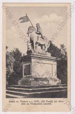  - Vyšehrad (Praha 2), Socha sv. Václava z roku 1678 - Jiří Pendl