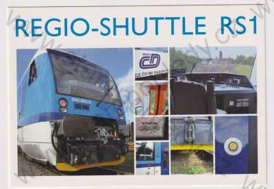  - Lokomotiva, Regio - Shuttle RS1, více záběrů, velký formát